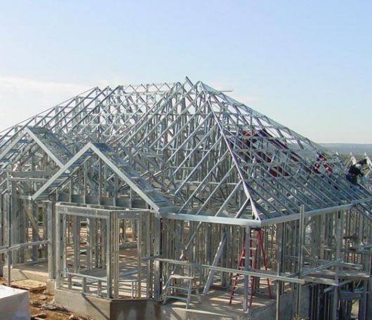 Estrutura de steel frame